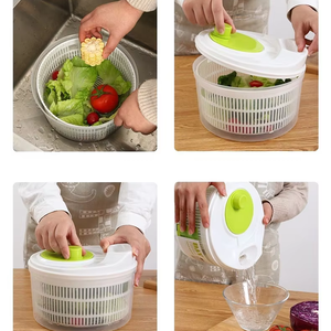 Essoreuse à <span class=keywords><strong>salade</strong></span> de cuisine de grande capacité avec poignée rotative Essoreuse à <span class=keywords><strong>laitue</strong></span> manuelle - Product Image 2