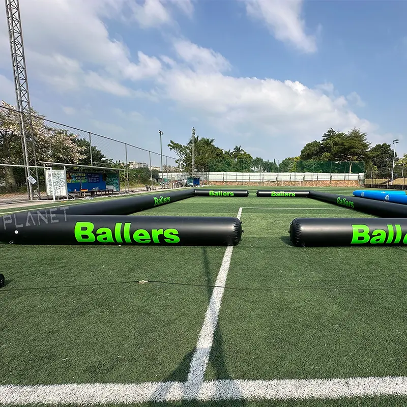 Ngoài trời trò chơi thể thao Inflatable bóng đá lĩnh vực tòa tùy chỉnh Inflatable Pitch 3V3 bóng đá giải đấu