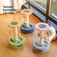 En gros, Arbre à chat compact avec tour tournante, griffoir et plateforme de saut