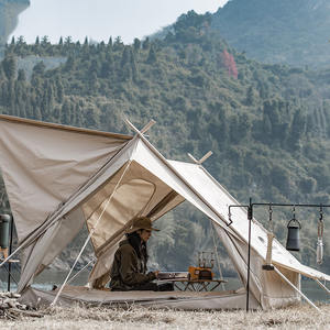 Carpa impermeable de algodón para acampar al aire libre, carpa India personalizada para aleros - Product Image 4