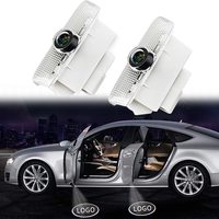 Projecteurs LED de logo de voiture, éclairage de bienvenue pour portière, accessoires d'emblème lumineux pour Infiniti