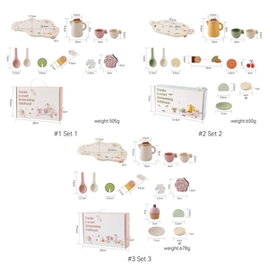 Juego de Té de Madera Unisex Honeybake OEM, Juego Educativo de Simulación para Niños, <span class=keywords><strong>Regalo</strong></span> para Niños, Empaquetado en Caja de Color para <span class=keywords><strong>Regalo</strong></span> de Bebé - Product Image 6