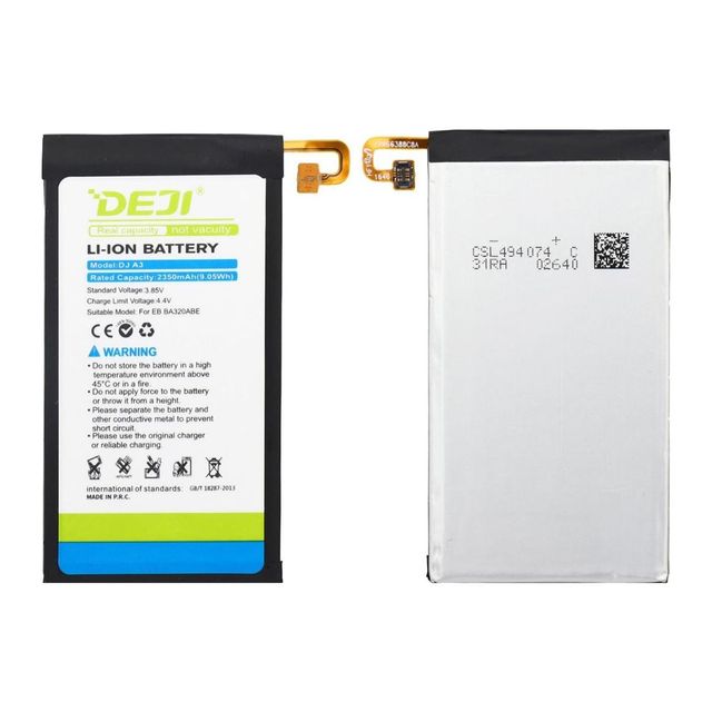 DEJI Original Capacity Mobile Phone Digital Batteries for Samsung A3 2017 A320 EB-BA320ABE Telefonbatterie