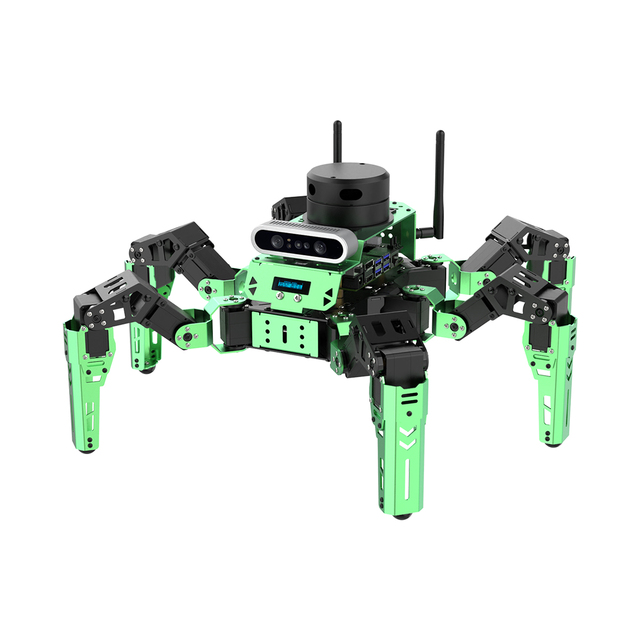 JetHexa Educational Robotics Kits Python Programming AI Vision Hexapod Spider Robot with Jetson Nano ROS for College Students