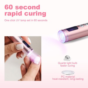 Set de Máquina para Pulir Uñas de Acero Inoxidable con Lima de Uñas de Doble Cara y Lámpara UV - Product Image 6