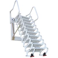 Échelle télescopique murale pour villa duplex avec mezzanine, escalier escamotable invisible épaissi pour la maison