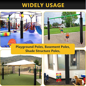 منصات حماية عمود الحشو الجدارية ذات العمود للخدمة الشاقة لضمان سلامة السياج للاستخدام الخارجي - Product Image 5