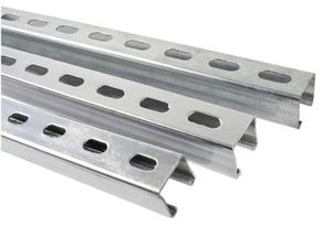 Profilé en C en acier Q235 personnalisé, galvanisé à chaud, dimensions AiSi 41x41 41x21, canal de fixation électrique fendu, pliage - Product Image 2