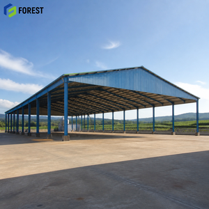 Entrepôt de stockage moderne à structure modulaire en acier galvanisé, à portée libre, pour la distribution de marchandises lourdes - Product Image 1