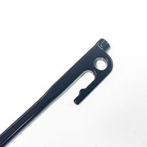 Piquet de tente Xingda 20 cm noir en acier 45 de qualité industrielle pour tentes de camping et bâches, utilisation toutes saisons - Product Image 3