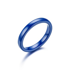 Simple Niche 3mm Ceramic Arc Glossy <b>Ring</b> European and American <b>Couple</b> <b>Couple</b> <b>Rings</b> Women's Korean-style Simple Knuckle Tail <b>Ring</b> - Product Image 5