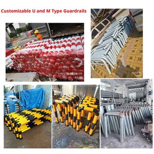 YL personnalisé tuyau en acier Durable colonne d'avertissement unité scolaire Anti-Collision fixe mobile réfléchissant arrêt de trafic sécurité de voiture - Product Image 4