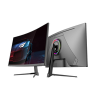 27Inch Gebogen Rgb Led Lcd-Scherm Gamer Gaming Geen Border Computer Desktop Pc Monitoren