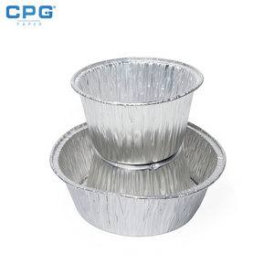 Barquette en aluminium jetable rectangulaire à fond côtelé pour barbecue et grillades en extérieur, récipient alimentaire en aluminium - Product Image 1