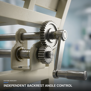 Cama Médica Manual Económica con Dos Manivelas para Emergencias - Product Image 2