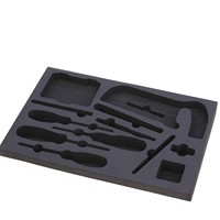 Feuilles de mousse noire PE XPE IXPE EVA, épaisseur 1mm-6mm, pour boîtes à outils, artisanat, emballage - service de découpe inclus