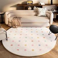 Karpet Sederhana Kamar Tidur Motif Bunga Samping Tempat Tidur Cetak Digital Dapat Dicuci dengan Tangan Ruang Tamu Sofa Meja Kopi Selimut Mewah Ringan Canggih