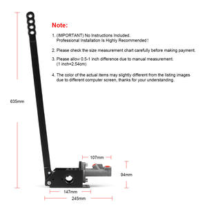 Fournisseur direct d'usine, frein à main hydraulique de 630 mm de long, universel, course, drift, modification de voiture, réglage des systèmes de freinage - Product Image 4