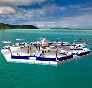 Piattaforma Galleggiante in PE con Protezione UV, Resistente, per Uso in Marina con Moto d'Acqua, 1130x750x250mm, Prezzo di Fabbrica - Product Image 1