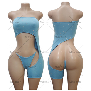 Maxsun Wholesale Fashion Ring Design Exotic Dancewear Stripper <strong>Outfit</strong> <strong>Sexy</strong> Rave <strong>Outfits</strong> <strong>Women</strong> Set MS25 - Product Image 3