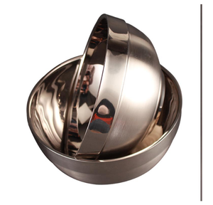 ชามสแตนเลส SUS 304 แบบสองชั้น สำหรับซุป ข้าว อาหาร สลัด CN;GUA - Product Image 2