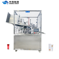 Machine de remplissage et de scellage automatique rotative de tubes souples de qualité industrielle avec fonctionnement continu et stable