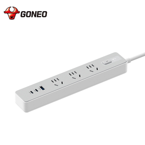 2025 mới chuyên nghiệp Trắng tối giản ổ cắm USB sạc nhanh Ổ cắm điện Dải điện mở rộng Điện áp bảo vệ ổ cắm - Product Image 3