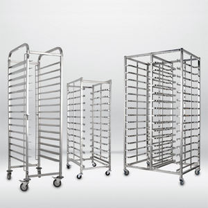 Étagères de cuisson de haute qualité pour le pain, <span class=keywords><strong>en</strong></span> acier inoxydable, <span class=keywords><strong>avec</strong></span> plateaux de cuisson pour le stockage et la cuisson au <span class=keywords><strong>four</strong></span> industriel - Product Image 2