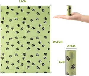 Eco Friendly PE Biodegradable CE ROHS Certified Cut Style Dog Poop Waste Bags - Product Image 4