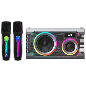Transparent Mecha Style Portable Audio Professional Wireless Machine <b>Party</b> <b>Box</b> Speaker With 2 Wireless - Product Image 3
