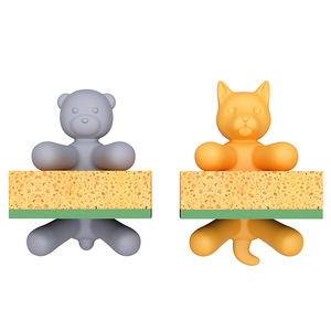 Porte-éponge en silicone fait main en forme d'ours Carto - Product Image 2