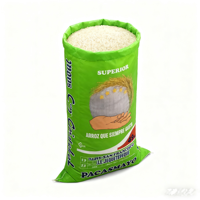 Sac personnalisé imprimé PP poignée en plastique Sacs d'emballage alimentaire 5KG 8KG 10KG 20KG Sac d'emballage de riz
