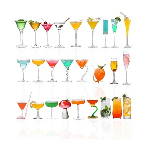 Offre Spéciale – Verres à Cocktail à Long Pied, Gobelets Multi-styles en Cristal pour Margaritas et Martinis, Idéaux pour Bars, Mariages et Fêtes - Product Image 2