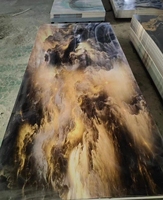 Panneau mural 3D UV WPC résistant aux rayures et à l'usure