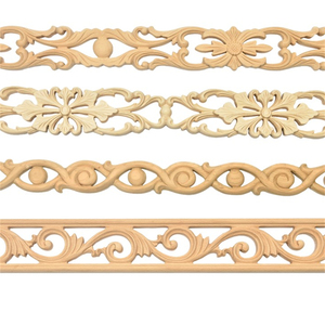 Rắn Gỗ Mouldings Hiện Đại Trang Trí Trần Góc Bằng Gỗ Khung Dây Cho Khách Sạn Phật Kiến Trúc Gỗ Khắc - Product Image 3