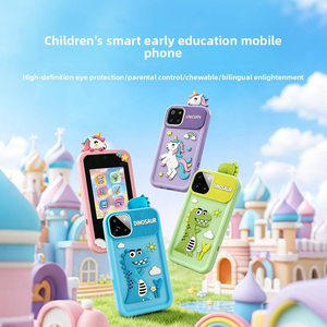 Téléphone pour enfants à double caméra haute définition 4-6 ans, vidéo tactile, rechargeable, léger, antidérapant, cadeau idéal pour bébé. - Product Image 4