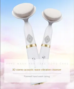 Silicone Facial Brush Manual Facial Cleansing Brush and Pore Cleansing Dual Face Brush Suitable for All Types of Skin