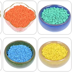 Dalles en caoutchouc de sécurité de haute qualité et granulés EPDM pour tapis de sol en caoutchouc pour salle de sport - Product Image 1