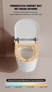 MUBI <span class=keywords><strong>WC</strong></span> intelligent <span class=keywords><strong>suspendu</strong></span> mural avec bidet intégré, siphon en P, et télé<span class=keywords><strong>commande</strong></span> - Product Image 3