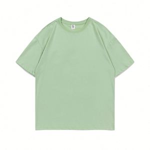 Design Custom Summer Short Sleeve <b>T</b>-shirt Pure Cotton Men's Loose Top Round Neck Solid Color <b>T</b>-shirt - Product Image 4