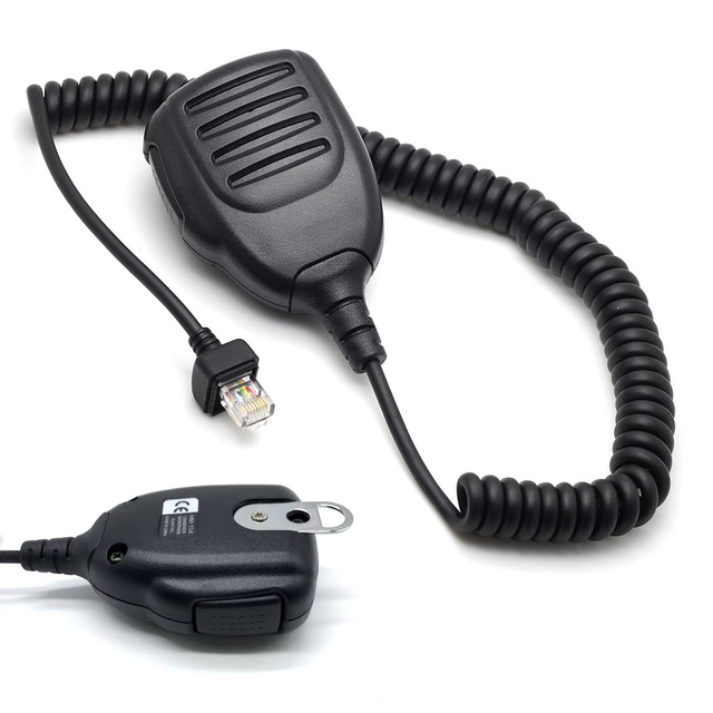HM-152 HM152 Handheld Speaker PTT Microphone for IC F221 F520 2820H IC3600FI IC2720 F6011 V7000 V8000 Mobile Radio 8Pin RJ45 Mic