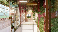 Vitrine de parfumerie de style arabe haut de gamme, kiosque de centre commercial personnalisé, comptoir de parfumerie, présentoir de parfum, mobilier de magasin de parfum