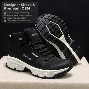 Chaussures de randonnée de luxe pour hommes et femmes, haute qualité, noires, chaussures de marche, baskets de trail, bottes pour hommes, nouveauté - Product Image 1