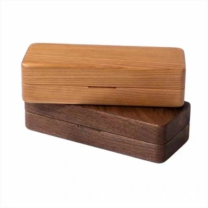 Rectangular Wooden Eyeglasses <b>Case</b> 3-5.9in Storage Box <b>For</b> <b>Glasses</b> Students Sunglasses Packaging - Product Image 1