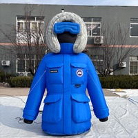 Ballon publicitaire gonflable géant hermétique personnalisé en forme de personnage de dessin animé, mascotte gonflable imperméable, jouet en peluche gonflable