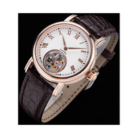 Montres automatiques mécaniques de luxe de type tourbillon, en acier, pour hommes d'affaires, conçues sur mesure par l'usine, pour la marque des clients