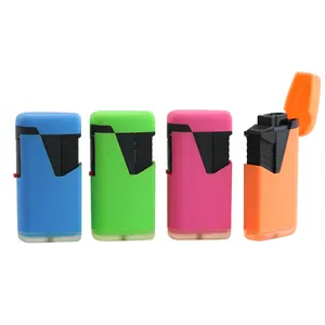 two flame Jet Lighter cigar lighter high quality plastic turbo lighter ex-2261RB