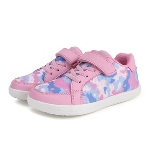 Zapatillas de deporte de malla de camuflaje para niños con velcro, zapatos informales para niños, talla 4-6 años, zapatos deportivos transpirables de moda de caña baja - Product Image 2