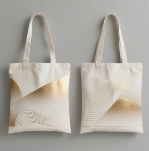 Bolsa de Mano Promocional de Sarga de Algodón con Logotipo Personalizado, Colores Personalizados, Uso Durante Toda la Temporada, Origen Estadounidense, para Compras y Almacenamiento - Product Image 4