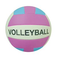 Souvenir Hadiah Ukuran Lima Tekstur Permukaan 2.5MM PU Latihan Permainan Rasa Lembut Hadiah Promosi Bola Voli Pantai